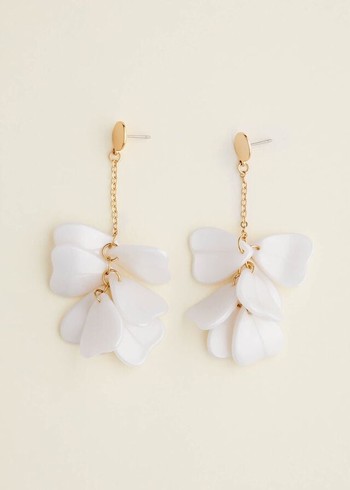 Phase Eight Petal Drop Jewellery White Canada | WQUYBO-961